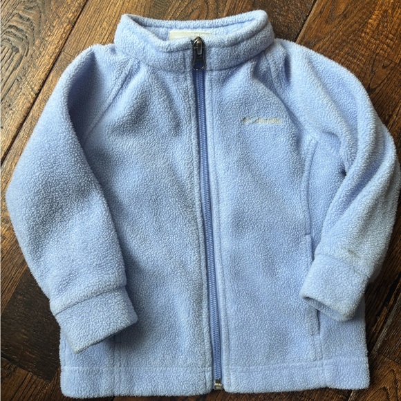 Columbia fleece jacket size 12-18 months purple - Picture 1 of 9